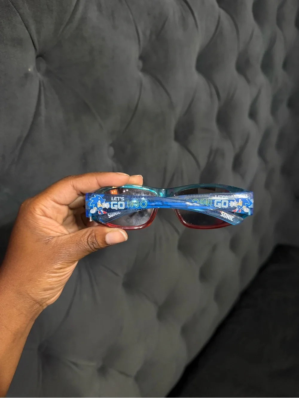 Sonic The Hedgehog sporty plastic